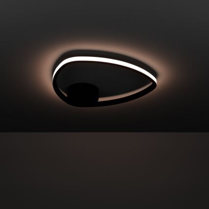 Eglo - Φωτιστικό οροφής LED/9,7W/230V 2700/4000/6500K Ø 37,5 εκ. μαύρο