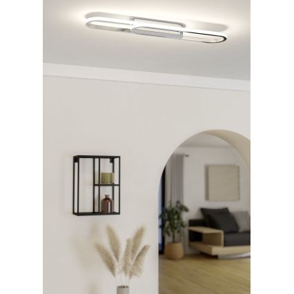 Eglo - Φωτιστικό οροφής LED LED/20W/230V 2700/4000/6500K γυαλιστερό χρώμιο
