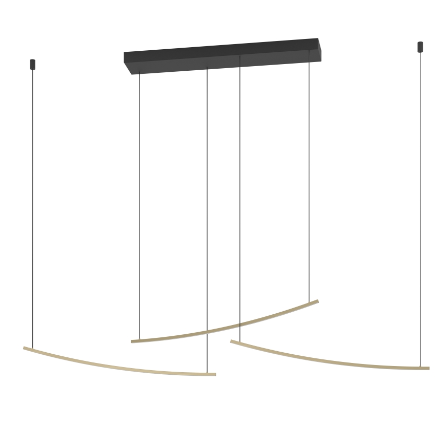 Eglo - Ρυθμιζόμενο LED κρεμαστό φωτιστικό με καλώδιο LED/22W/230V 2700/4000/6500K χρυσό