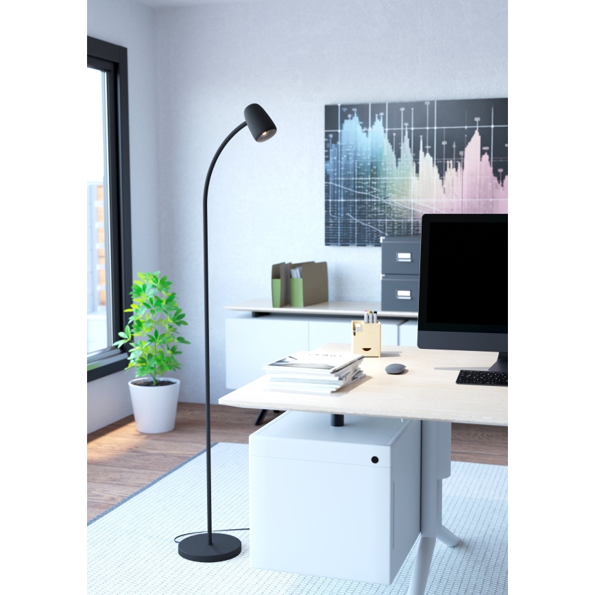 Eglo - Επιδαπέδιο φωτιστικό 1xE14/18W/230V μαύρο