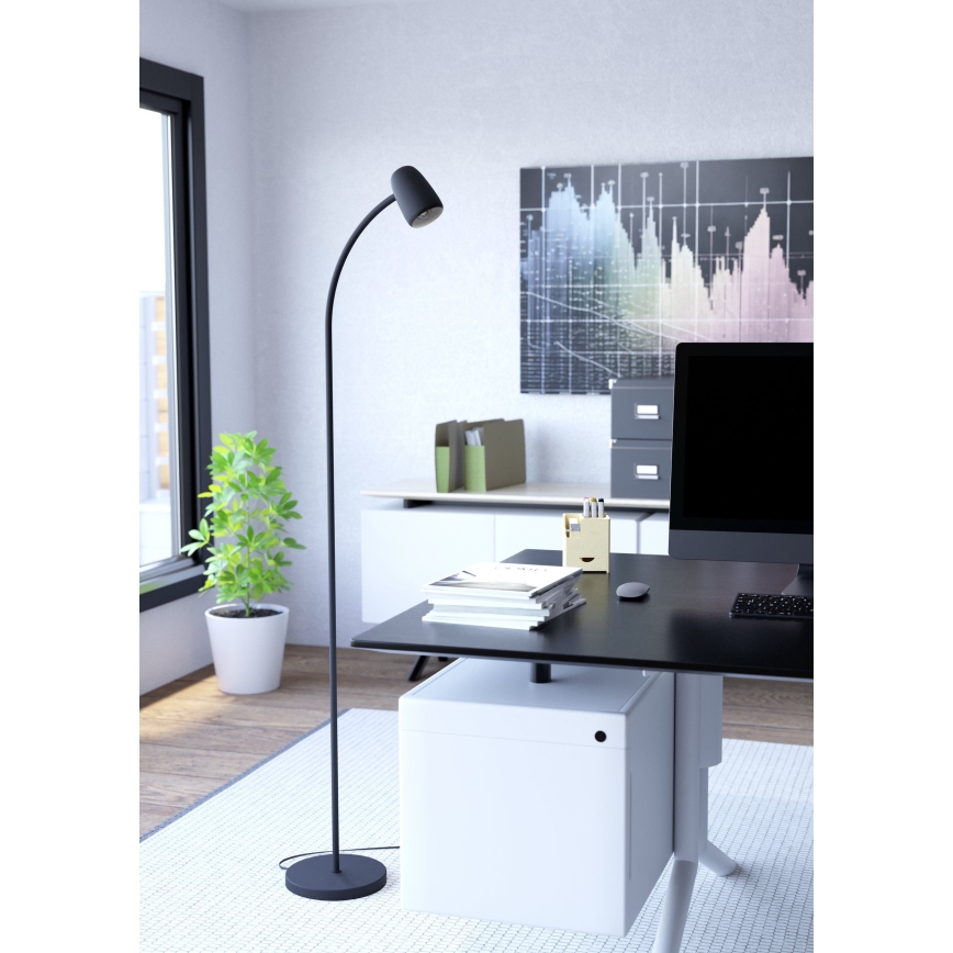 Eglo - Επιδαπέδιο φωτιστικό 1xE14/18W/230V μαύρο