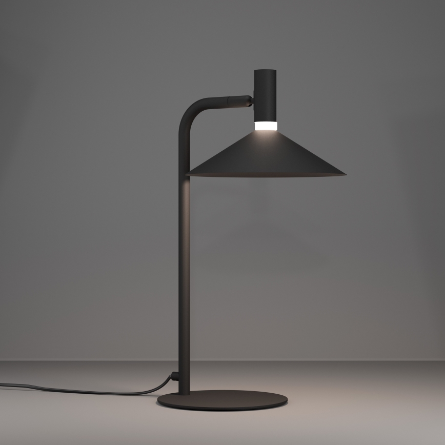 Eglo - Ρυθμιζόμενο επιτραπέζιο φωτιστικό LED RGBW LED/7,5W/230V 2700-6500K μαύρο