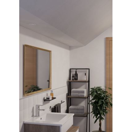 Eglo - LED χωνευτό σποτ για μπάνιο 1xGU10/4,5W/230V IP44 λευκό