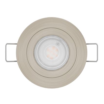 Eglo - LED εντοιχιζόμενο σποτ για μπάνιο 1xGU10/4,5W/230V IP44 ματ χρώμιο