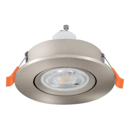 Eglo - LED χωνευτό σποτ οροφής για μπάνιο 1xGU10/4,5W/230V IP44 ματ χρώμιο