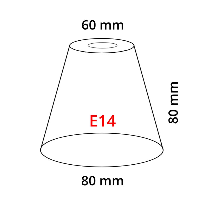 Eglo 902262 - Καπέλο MY CHOICE E14 διάμετρος 8 cm