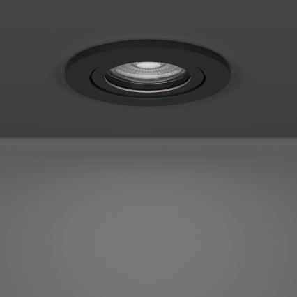 Eglo - Σετ 3 τεμαχίων εντοιχισμένα σποτ LED/4,8W/230V 2700/4000/6500K μαύρο