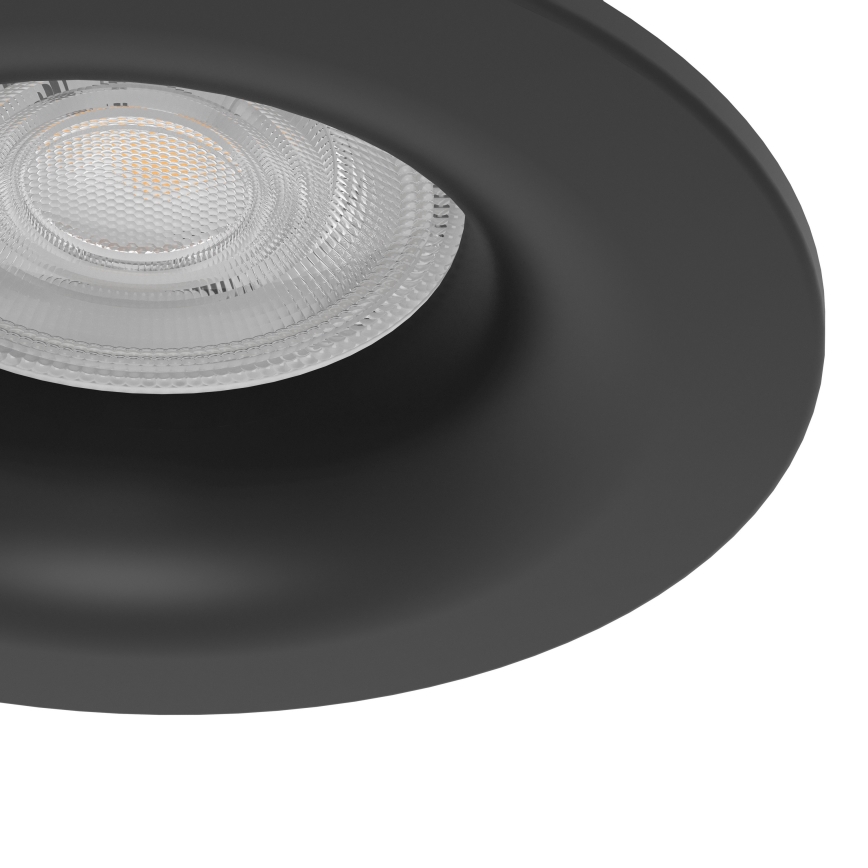 Eglo - Σετ 3x LED εντοιχισμένα φωτιστικά μπάνιου LED/4,9W/230V 2700/4000/6500K διάμ. 8,8 cm IP65 μαύρα