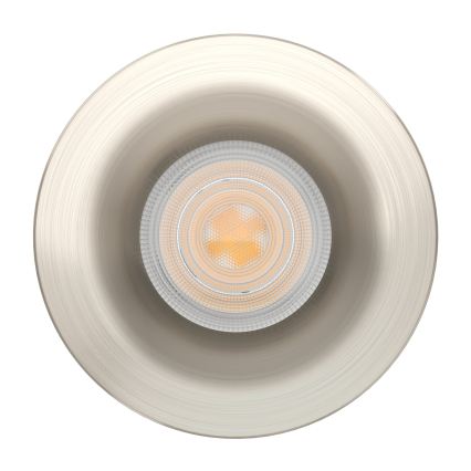Eglo - LED εντοιχιζόμενο φωτιστικό μπάνιου LED/4,9W/230V 2700/4000/6500K Ø 8,8 cm IP65 ματ χρώμιο
