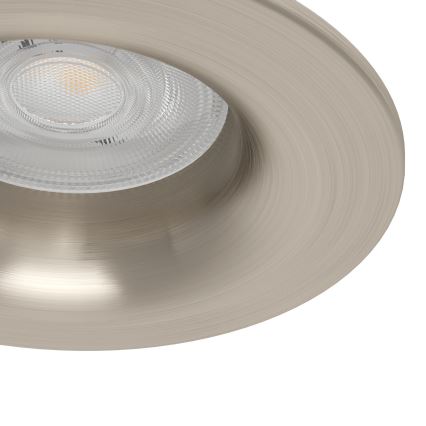 Eglo - LED εντοιχιζόμενο φωτιστικό μπάνιου LED/4,9W/230V 2700/4000/6500K Ø 8,8 cm IP65 ματ χρώμιο