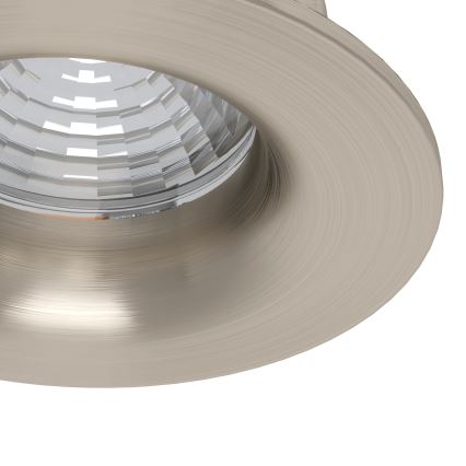 Eglo - Σετ 3x ρυθμιζόμενα εντοιχισμένα LED φωτιστικά LED/4,8W/230V, Ø 8,8 εκ., ματ χρώμιο