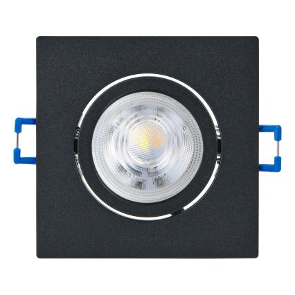 Eglo - ΣΕΤ 3x ρυθμιζόμενα χωνευτά φωτιστικά LED/4,8W/230V 8,8x8,8 cm μαύρα