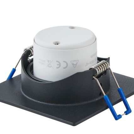 Eglo - ΣΕΤ 3x ρυθμιζόμενα χωνευτά φωτιστικά LED/4,8W/230V 8,8x8,8 cm μαύρα