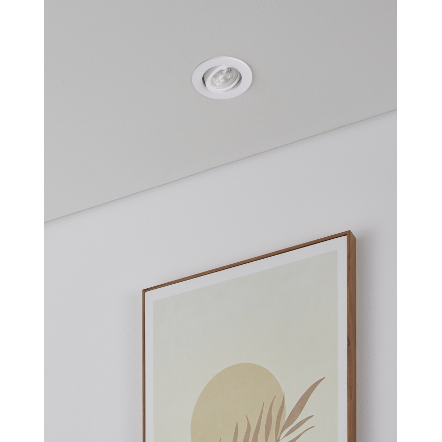 Eglo - Σετ 3x ρυθμιζόμενα εντοιχισμένα φωτιστικά LED RGBW/4,7W/230V 2700-6500K λευκά