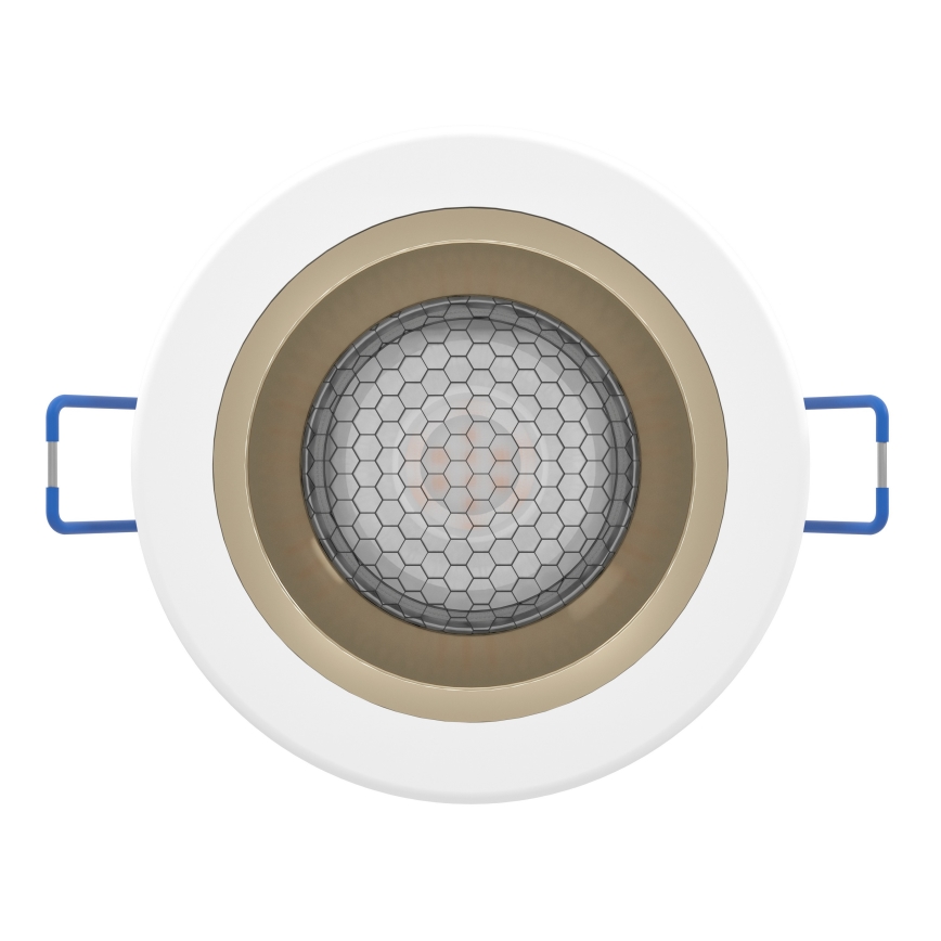 Eglo - LED RGBW Ρυθμιζόμενο εντοιχισμένο φωτιστικό οροφής για μπάνιο LED/4,8W/230V 2700-6500K IP44 λευκό/χρυσό