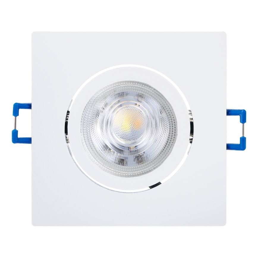 Eglo - Σετ 3x ρυθμιζόμενα χωνευτά LED φωτιστικά LED/6,4W/230V 8,8x8,8 cm λευκά