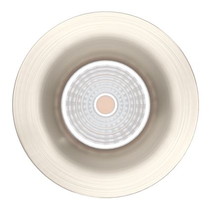 Eglo - Σετ 3 τεμ. ρυθμιζόμενα εντοιχιζόμενα φωτιστικά οροφής LED/6,4W/230V διάμ. 8,8 εκ. ματ χρώμιο