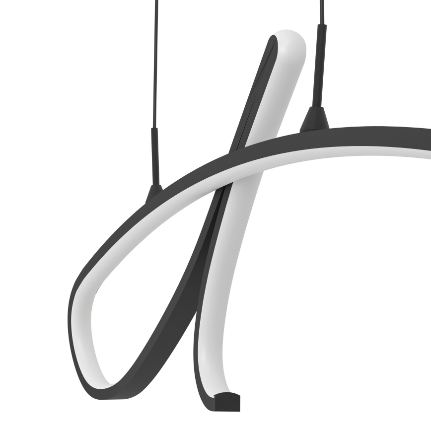 Eglo - LED πολυέλαιος με καλώδιο ανάρτησης LED/20W/230V 2700/4000/6500K μαύρο