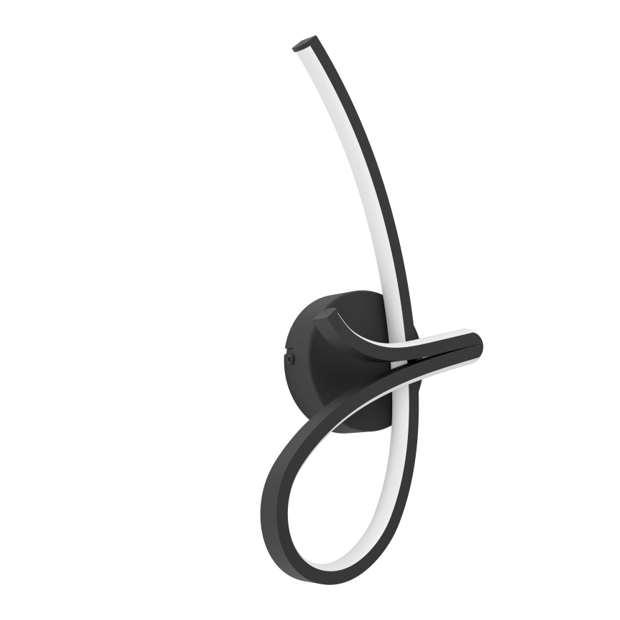 Eglo - Επιτοίχιο φωτιστικό LED/12W/230V 2700/4000/6500K μαύρο