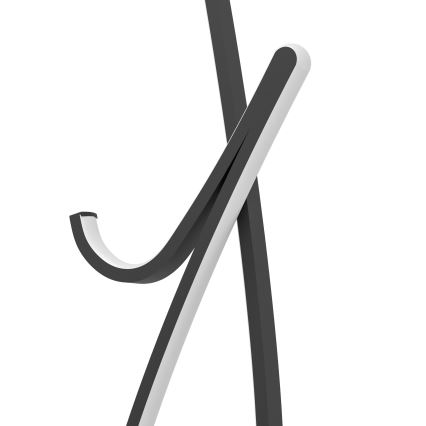 Eglo - LED Φωτιστικό δαπέδου LED/20W/230V 2700/4000/6500K μαύρο