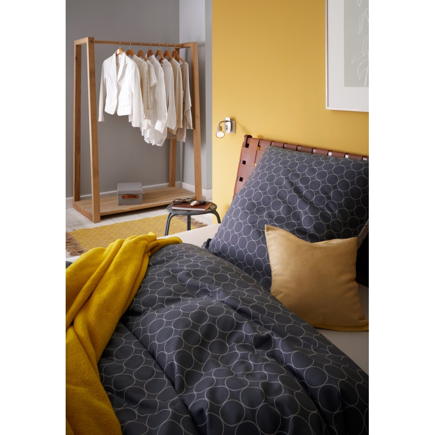 Eglo - LED φωτιστικό με βύσμα 1xGU10/2,8W/230V ματ χρώμιο