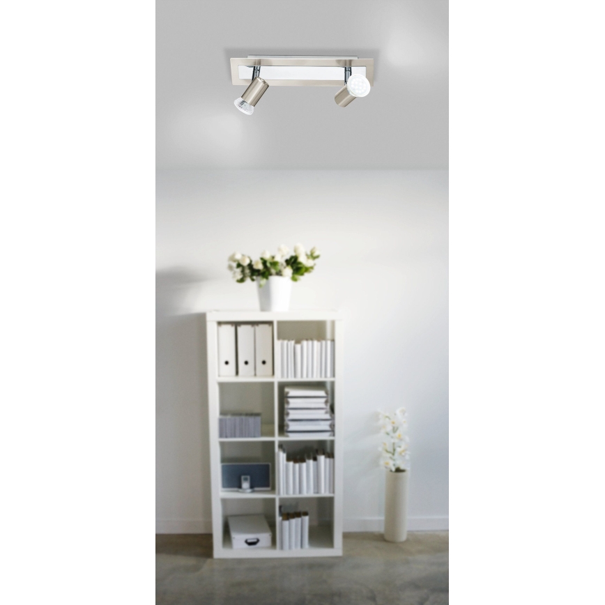 EGLO - Επιτοίχιο φωτιστικό οροφής 2xGU10/LED/3W
