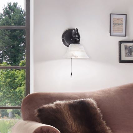 Eglo - Επιτοίχιο φωτιστικό 1xE14/40W/230V