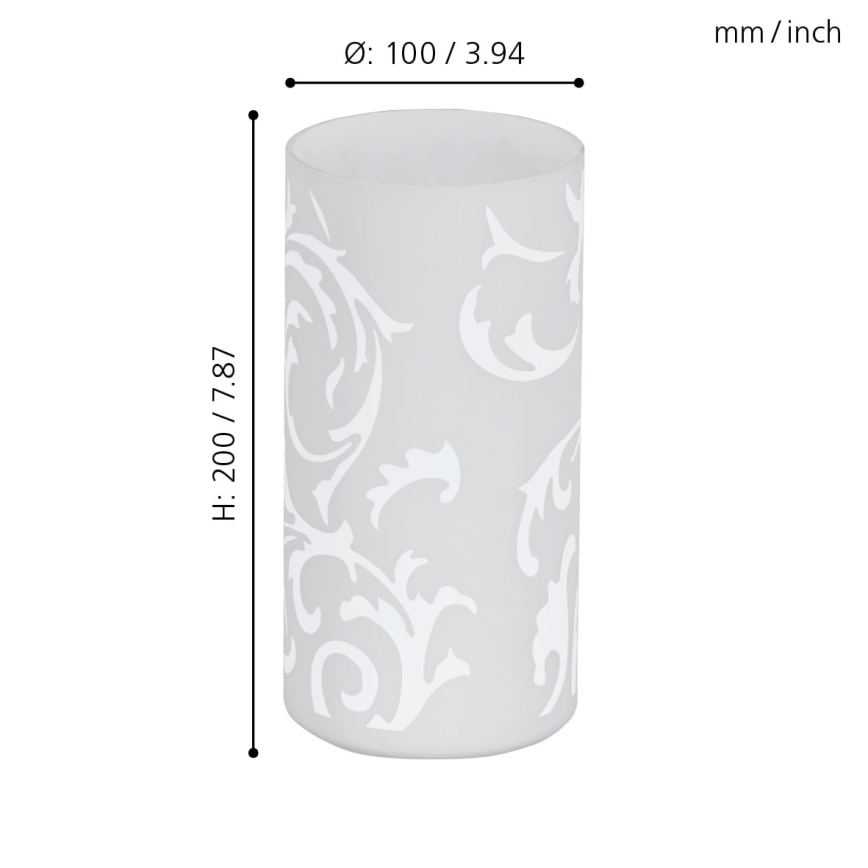 EGLO - Επιτραπέζιο φωτιστικό 1xE14/60W/230V λευκό