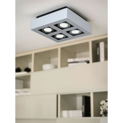 Eglo - LED Σποτ φωτιστικό 4xGU10-LED/5W/230V