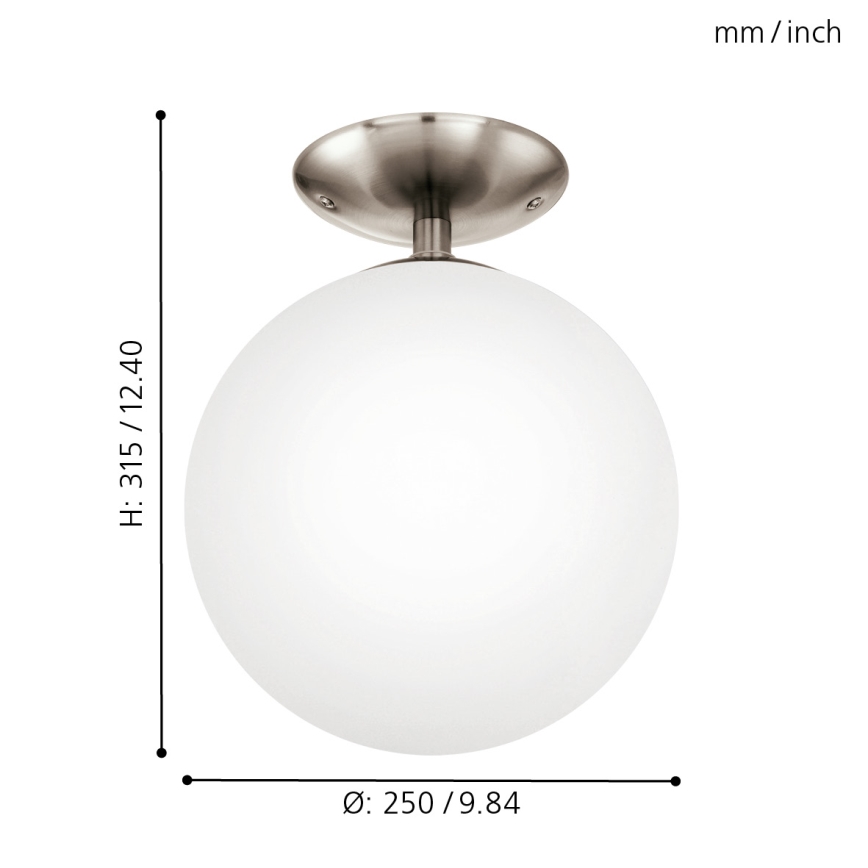 EGLO - Φωτιστικό οροφής 1xE27/60W διάμετρος 25 cm