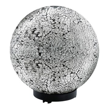 EGLO 91638 - Μικρός χάρτης εξωτερικού χώρου TERRALUNA 1 1xE27/18W μαύρο / λευκό IP44