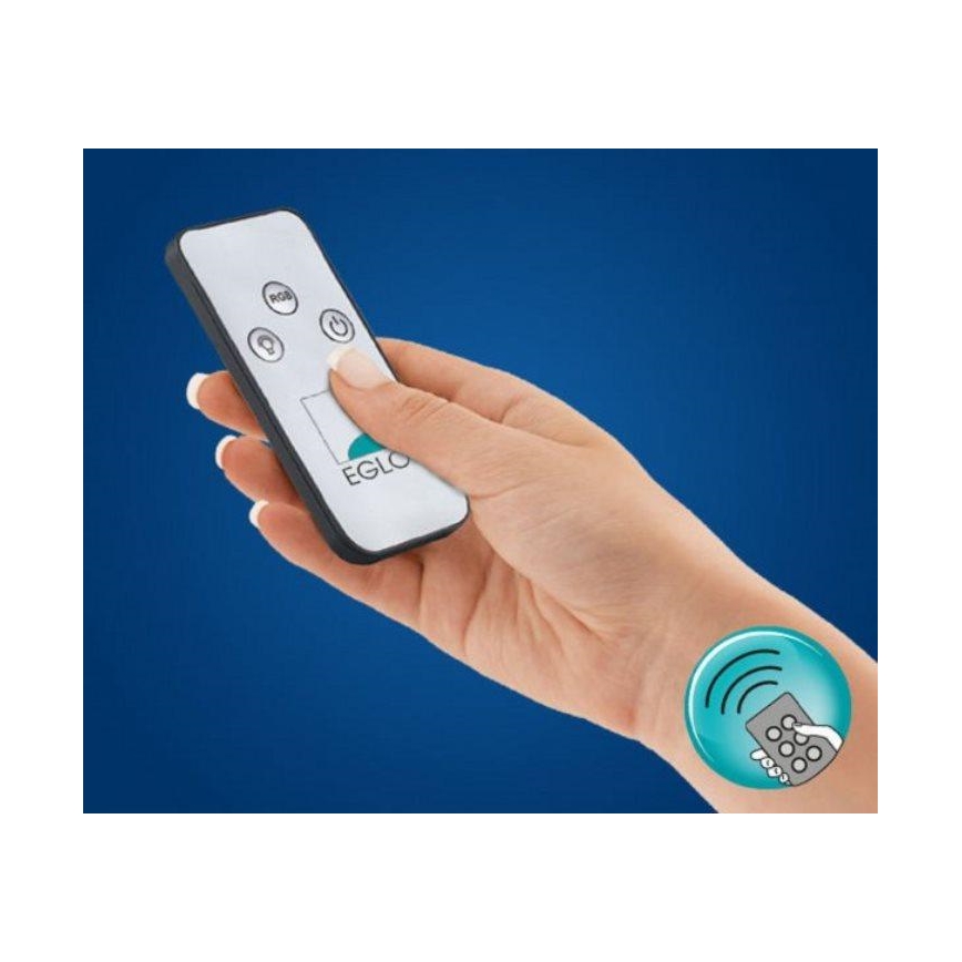 EGLO 91975 - LED οροφιαίο φωτιστικό BAREGA 1 6xG4/20W + LED/4W + τηλεχειριστήριο