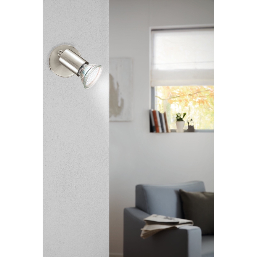Eglo - LED Επιτοίχιο Σποτ LED 1xGU10/2,8W/230V