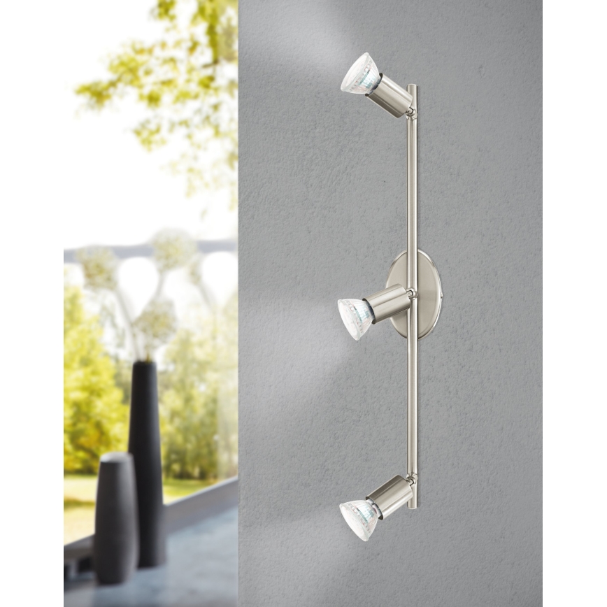Eglo - Φωτιστικό σποτ LED 2xGU10/2,8W/230V