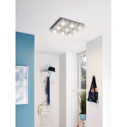 Eglo - Φως οροφής LED 9xGU10/3W/230V