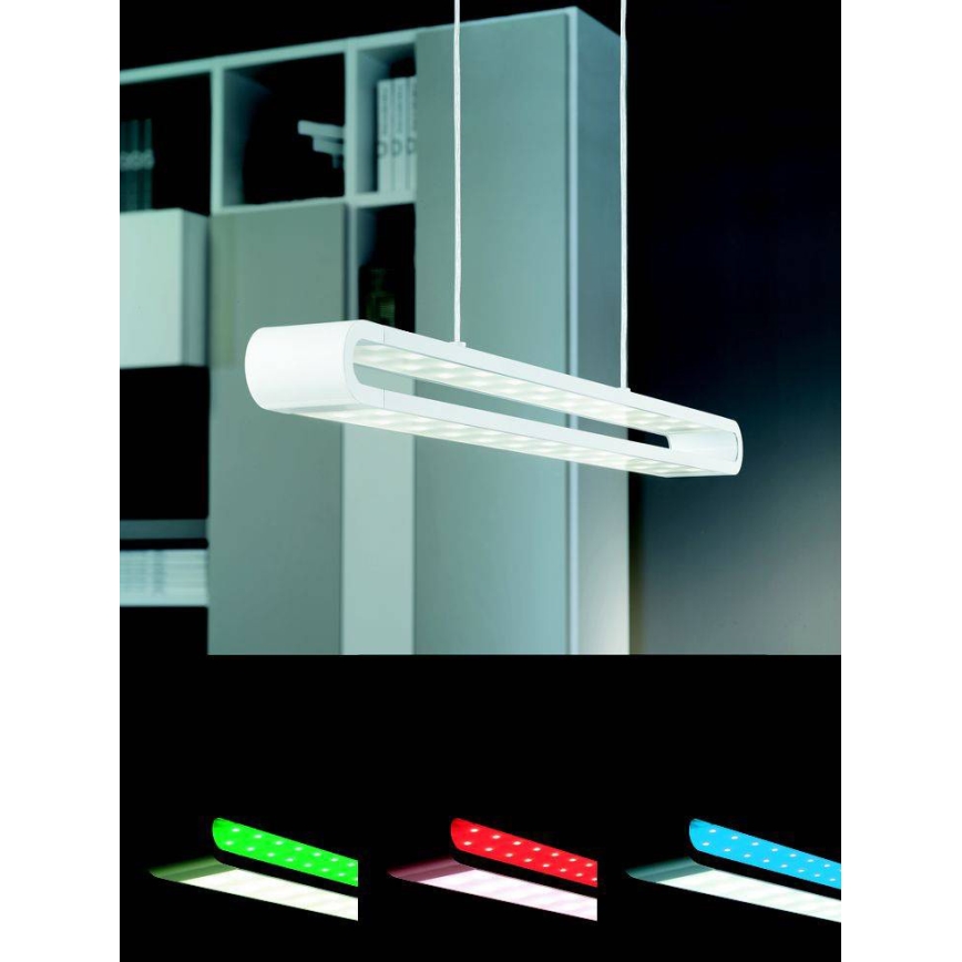 Eglo 93006 - Κρεμαστό φως LED PERILLO LED/24W + LED-RGB/7W/230V