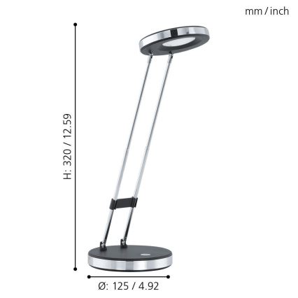 Eglo - Επιτραπέζια λάμπα LED LED/3W/230V