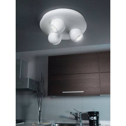 Eglo 93169 - LED φωτιστικό σημείου NORBELLO 3 3xGU10/5W/230V