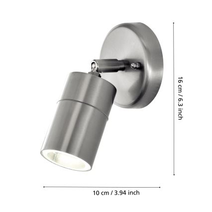 Eglo - Φως LED εξωτερικού χώρου 1 1xGU10/5W/230V IP44