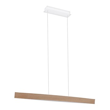 Eglo 93342 - Κρεμαστό φωτιστικό FORNES LED/24W/230V σε χρώμα δρυός