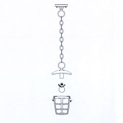 Eglo 93406 - LED Εξωτερικό φωτιστικό ALORIA 1xE27/8,5W/230V IP44