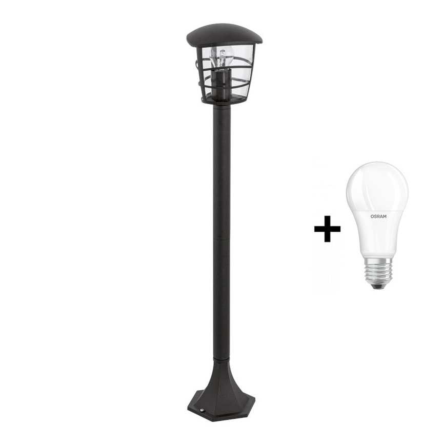 Eglo - LED φωτιστικό εξωτερικού χώρου 1xE27/8,5W/230V IP44 μαύρο