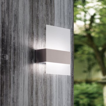 Eglo 93438 - Φωτιστικό εξωτερικού χώρου LED NADELA 2xLED/2,5W/230V IP44
