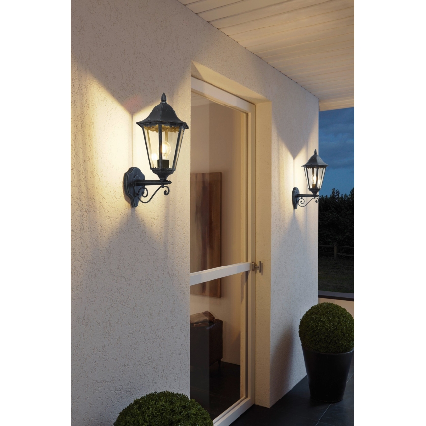 Eglo - Φως τοίχου εξωτερικού χώρου 1xE27/60W/230V IP44