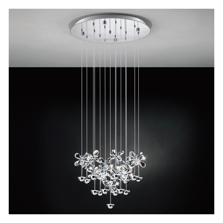 Eglo 93662 -  Κρεμαστό φωτιστικό οροφής LED PIANOPOLI 15xLED/2,5W/230V