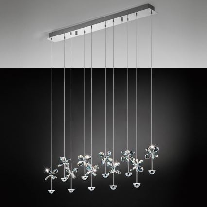 Eglo -  Κρεμαστό φωτιστικό οροφής LED 10xLED/2,5W/230V