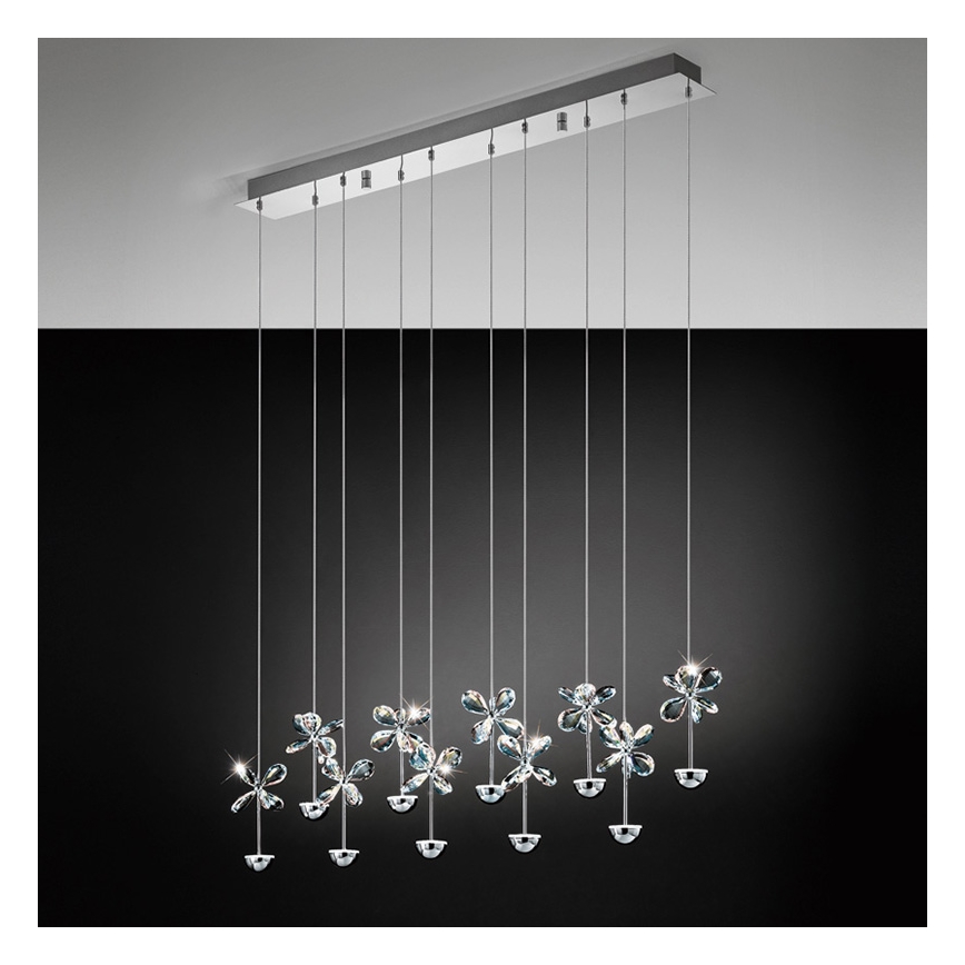 Eglo -  Κρεμαστό φωτιστικό οροφής LED 10xLED/2,5W/230V