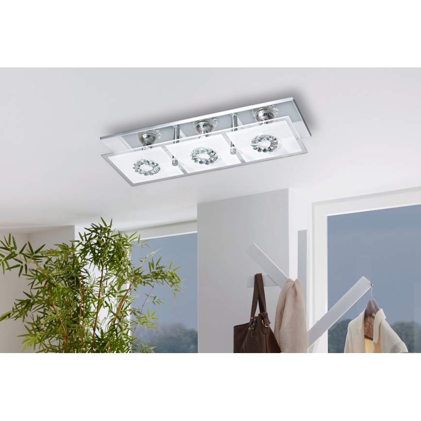 Eglo 93782 - LED οροφής φωτιστικό RONCATO 3xGU10/3W/230V