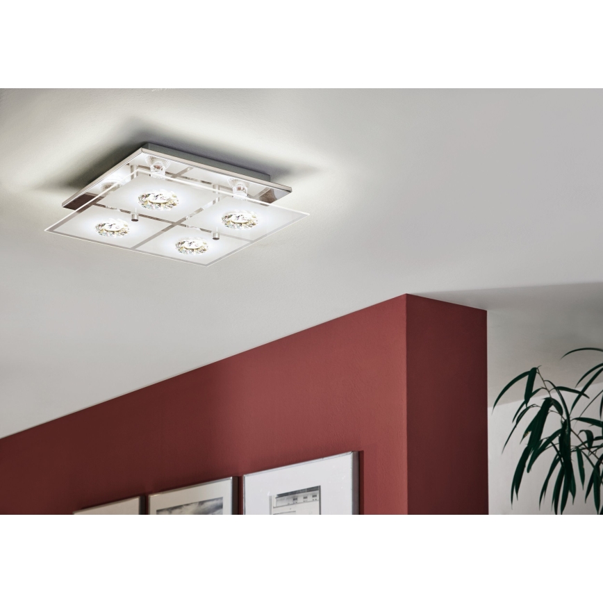 Eglo 93783 - LED οροφής φωτιστικό RONCATO 4xGU10/3W/230V