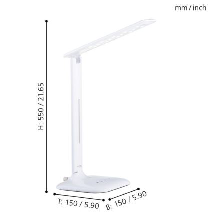 Eglo - Επιτραπέζια λάμπα LED/2.9W/230V